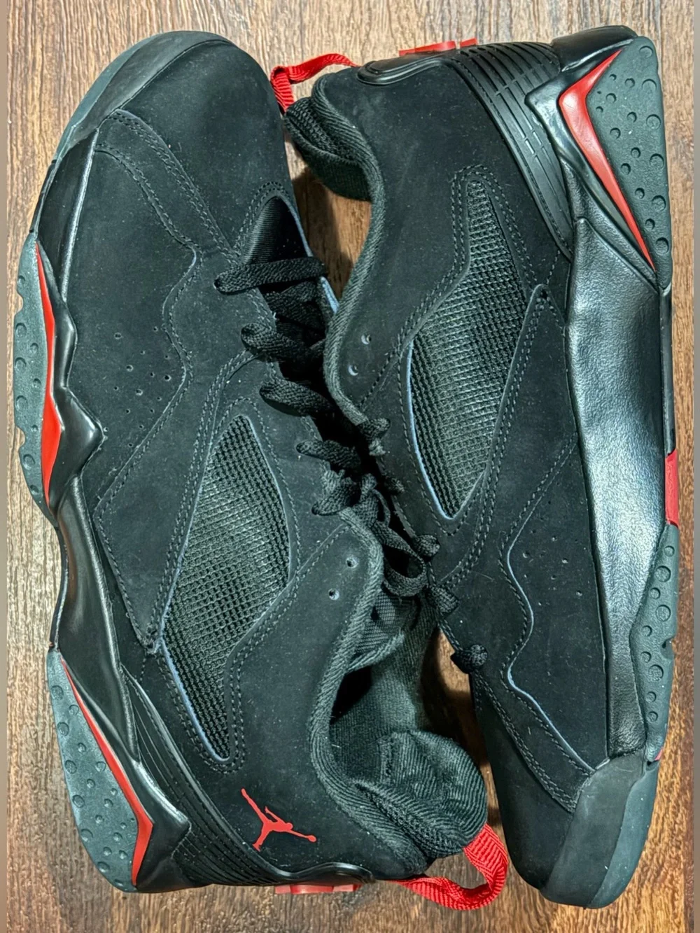 Jordan size 13 Black and Red Retro Basketball Shoes